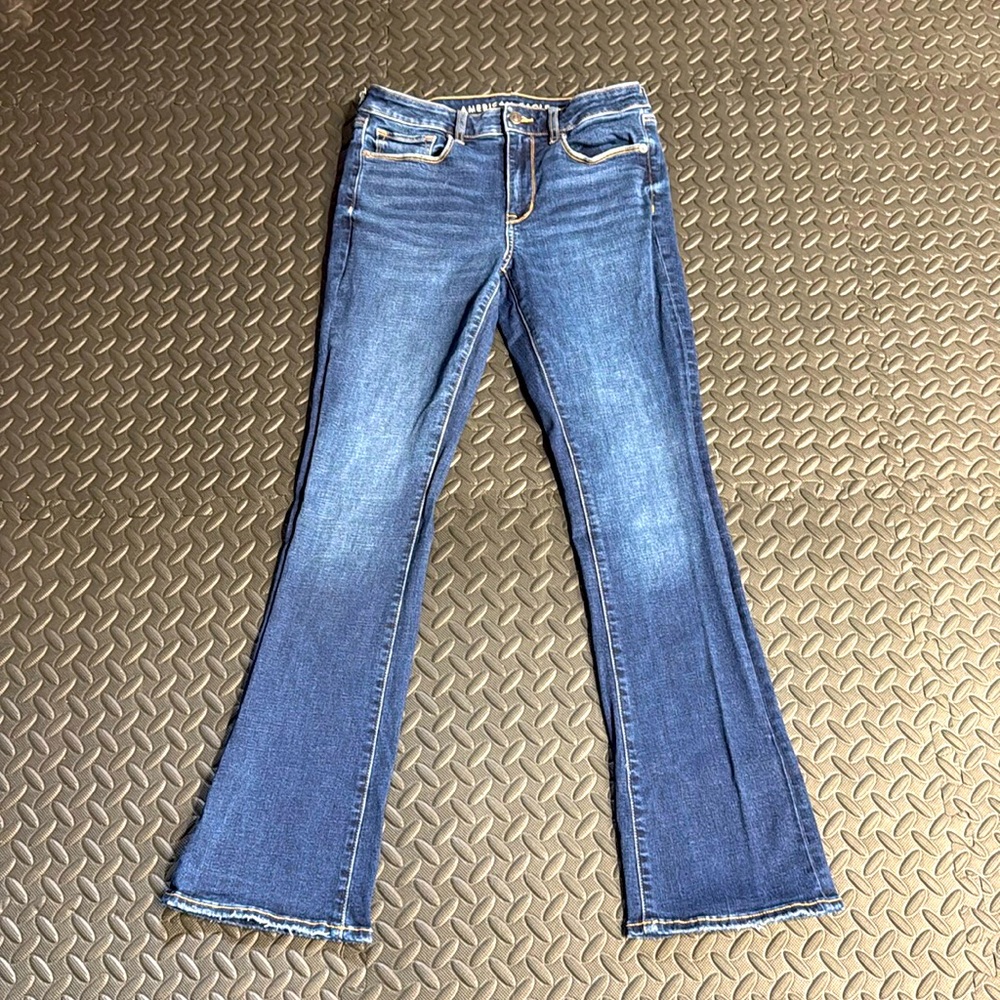 American Eagle Next Level Stretch High-Rise Skinny Kick jeans